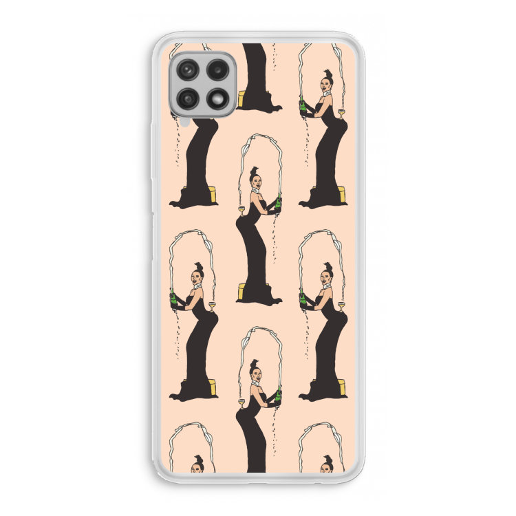 Pop Some Kim: Samsung Galaxy A22 4G Transparant Hoesje