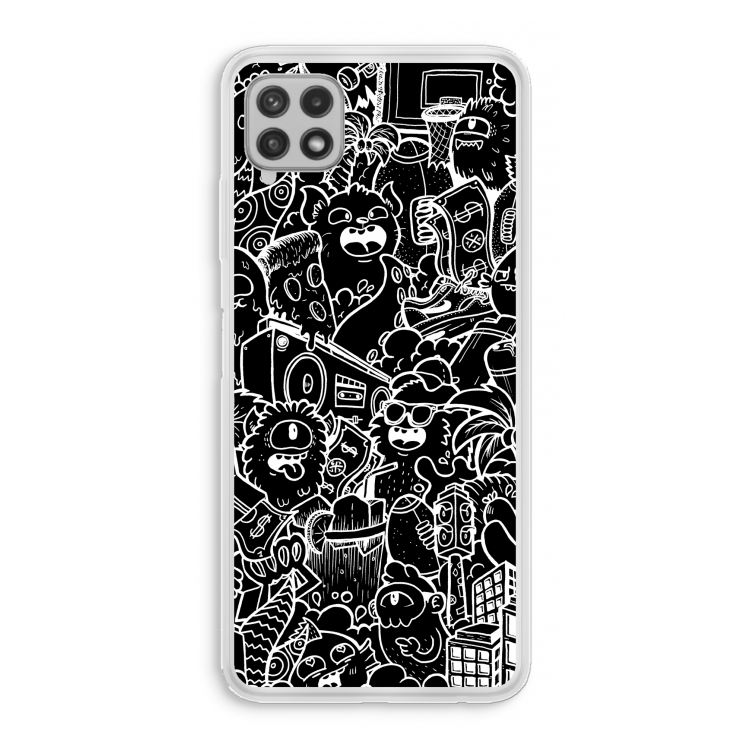 Vexx Black City : Samsung Galaxy A22 4G Transparant Hoesje