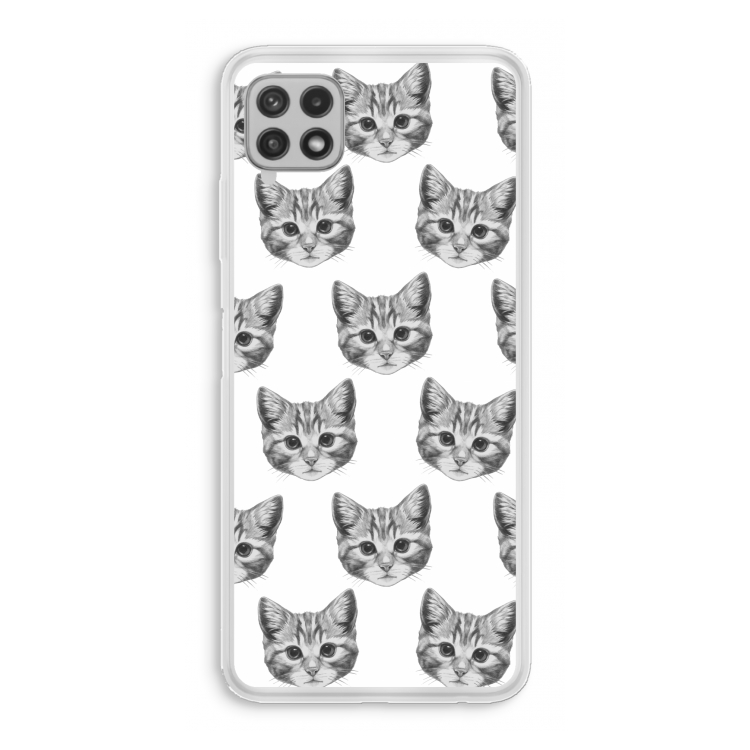 Kitten: Samsung Galaxy A22 4G Transparant Hoesje