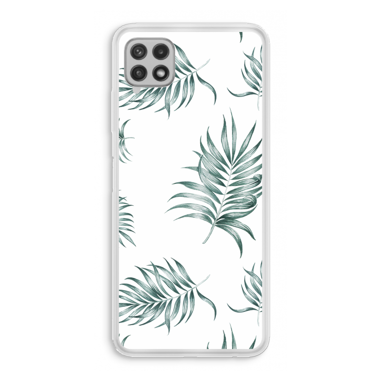 Simple leaves: Samsung Galaxy A22 4G Transparant Hoesje