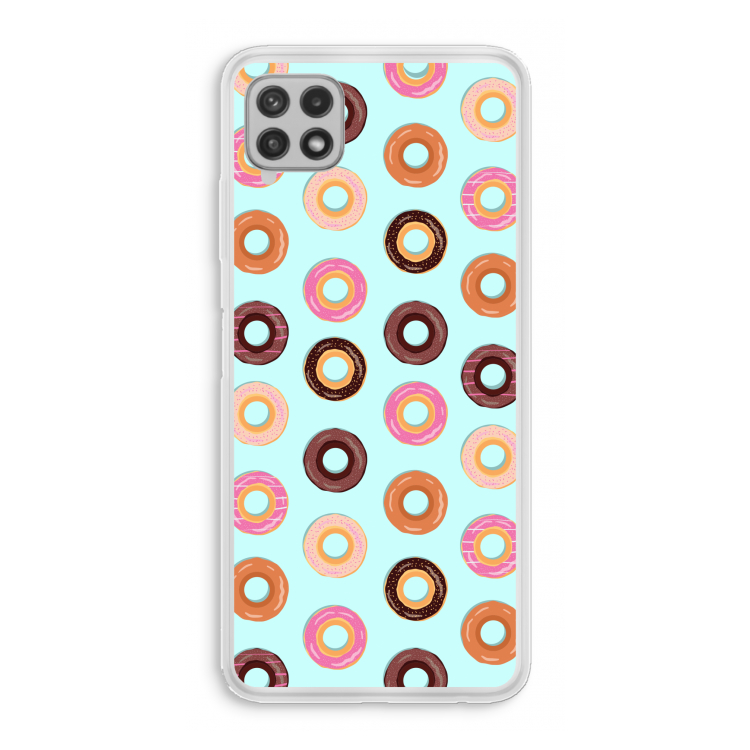 Donuts: Samsung Galaxy A22 4G Transparant Hoesje