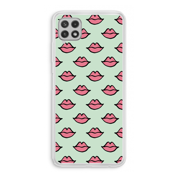 Lipjes: Samsung Galaxy A22 4G Transparant Hoesje