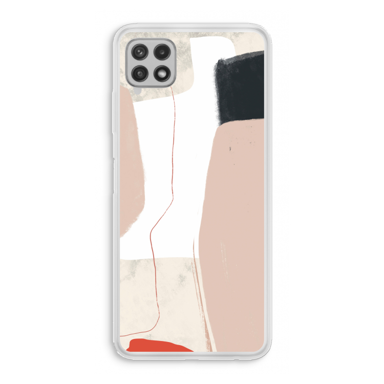 Lava: Samsung Galaxy A22 4G Transparant Hoesje