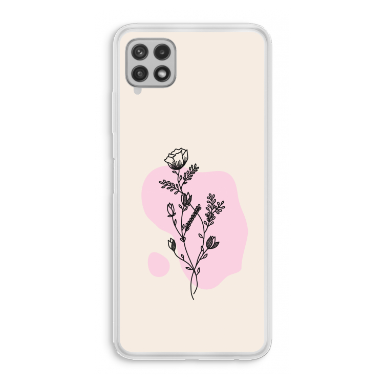 Roses are red: Samsung Galaxy A22 4G Transparant Hoesje