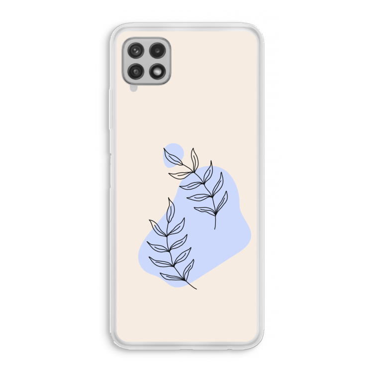 Leaf me if you can: Samsung Galaxy A22 4G Transparant Hoesje