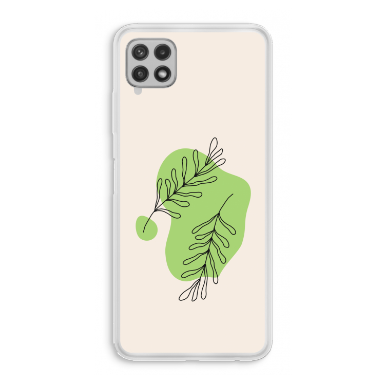 Beleaf in you: Samsung Galaxy A22 4G Transparant Hoesje