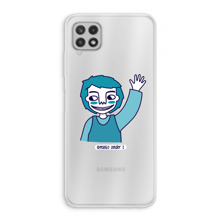 Zwaai: Samsung Galaxy A22 4G Transparant Hoesje