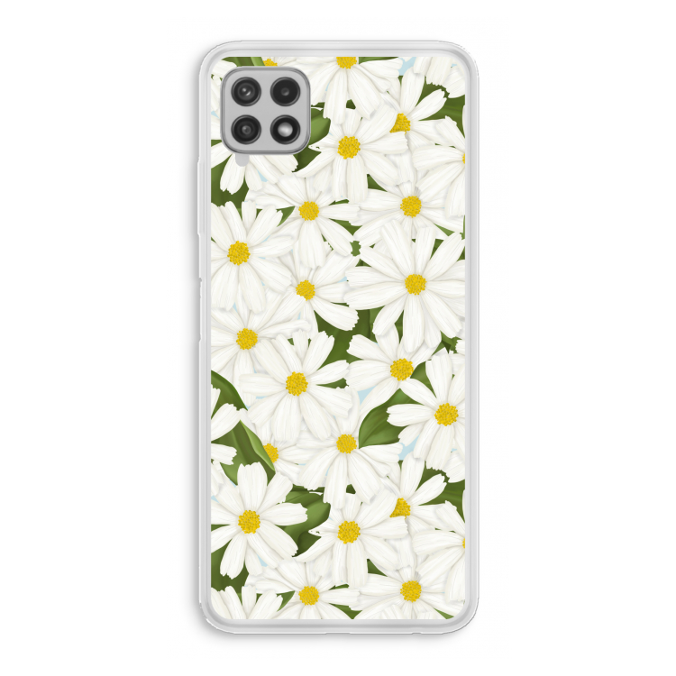 Summer Daisies: Samsung Galaxy A22 4G Transparant Hoesje