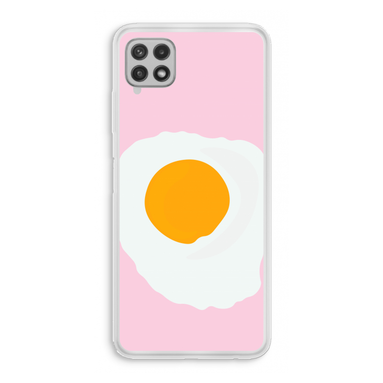 Sunny side up: Samsung Galaxy A22 4G Transparant Hoesje