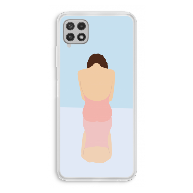 Mirror: Samsung Galaxy A22 4G Transparant Hoesje