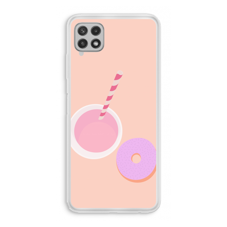 Donut: Samsung Galaxy A22 4G Transparant Hoesje