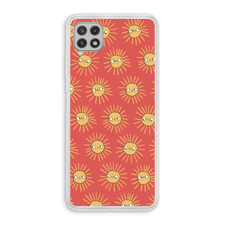 Zon: Samsung Galaxy A22 4G Transparant Hoesje