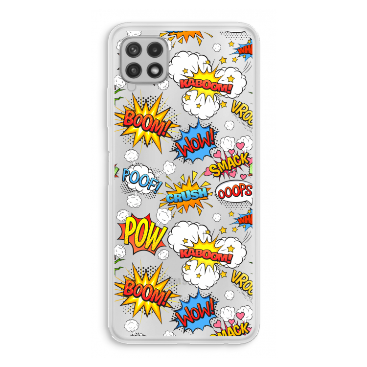 Pow Smack: Samsung Galaxy A22 4G Transparant Hoesje