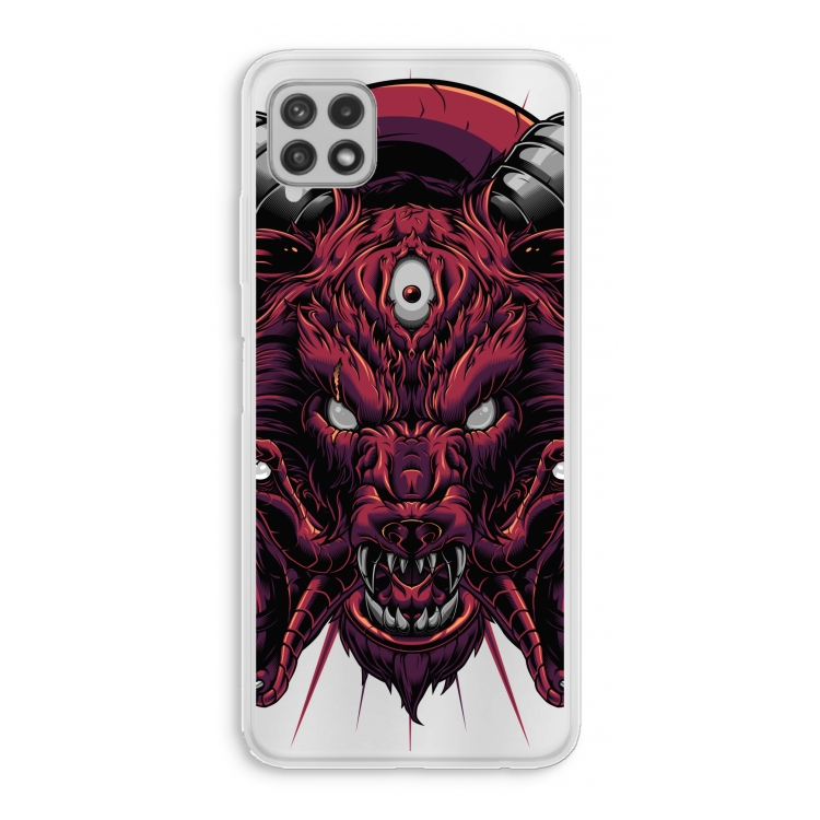 Hell Hound and Serpents: Samsung Galaxy A22 4G Transparant Hoesje