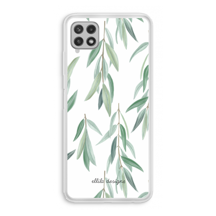 Branch up your life: Samsung Galaxy A22 4G Transparant Hoesje