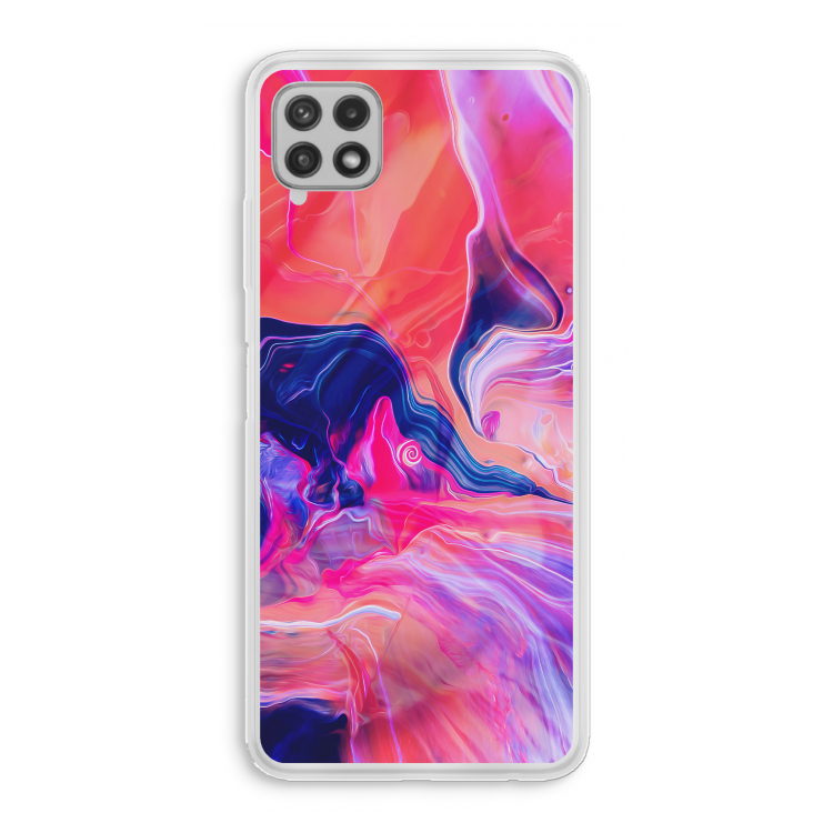 Earth And Ocean: Samsung Galaxy A22 4G Transparant Hoesje
