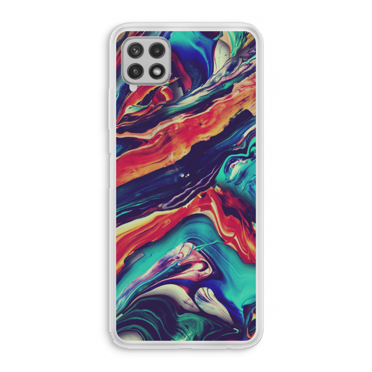 Chameleon Sun: Samsung Galaxy A22 4G Transparant Hoesje