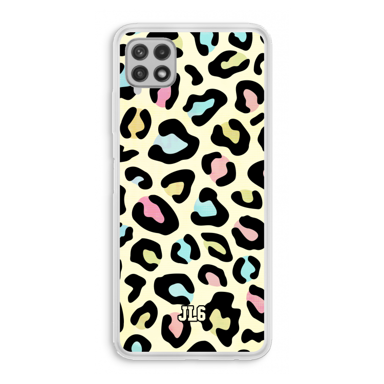 Leopard pattern: Samsung Galaxy A22 4G Transparant Hoesje