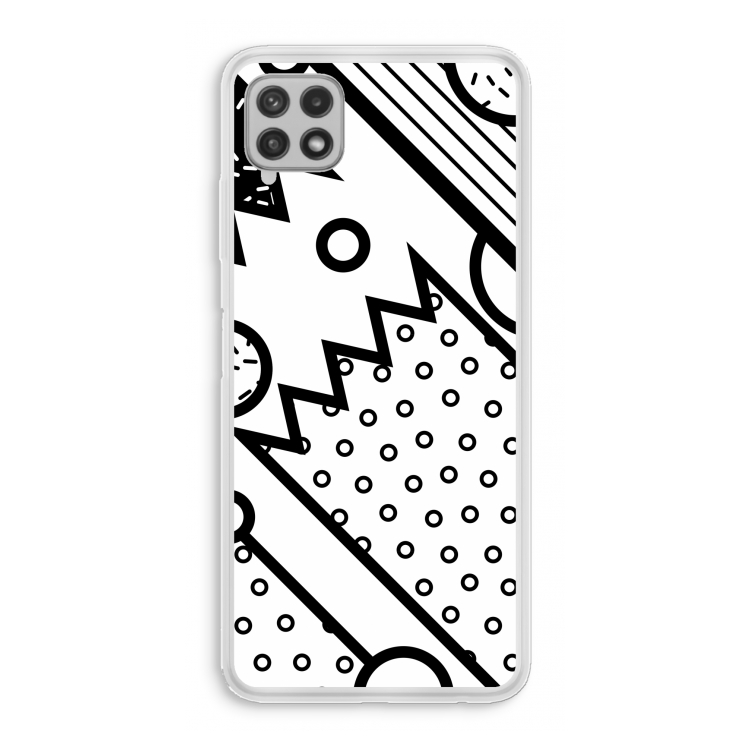Pop Art #4: Samsung Galaxy A22 4G Transparant Hoesje
