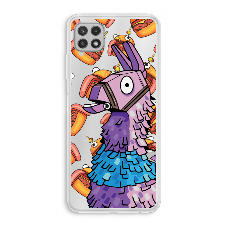 Loot Burger: Samsung Galaxy A22 4G Transparant Hoesje