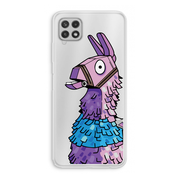 Lama: Samsung Galaxy A22 4G Transparant Hoesje