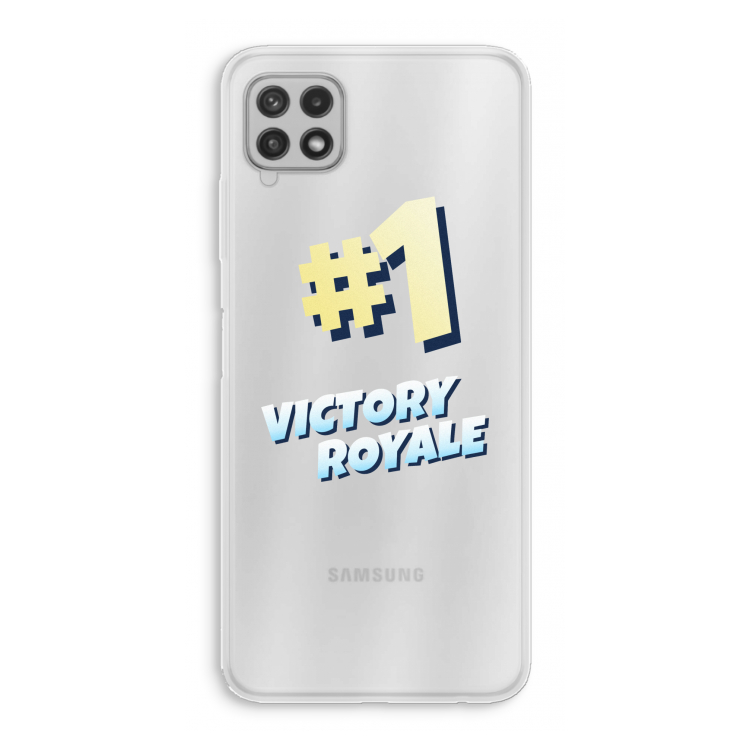 Victory Royale: Samsung Galaxy A22 4G Transparant Hoesje