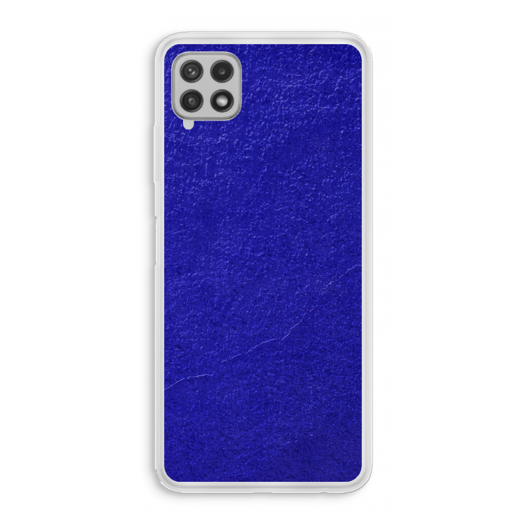 Majorelle Blue: Samsung Galaxy A22 4G Transparant Hoesje