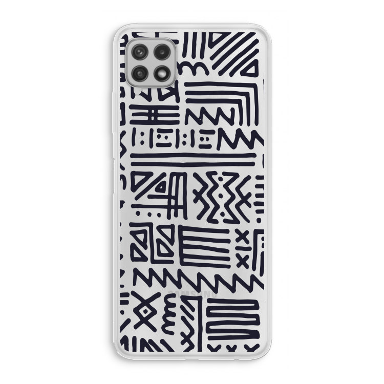 Marrakech print: Samsung Galaxy A22 4G Transparant Hoesje