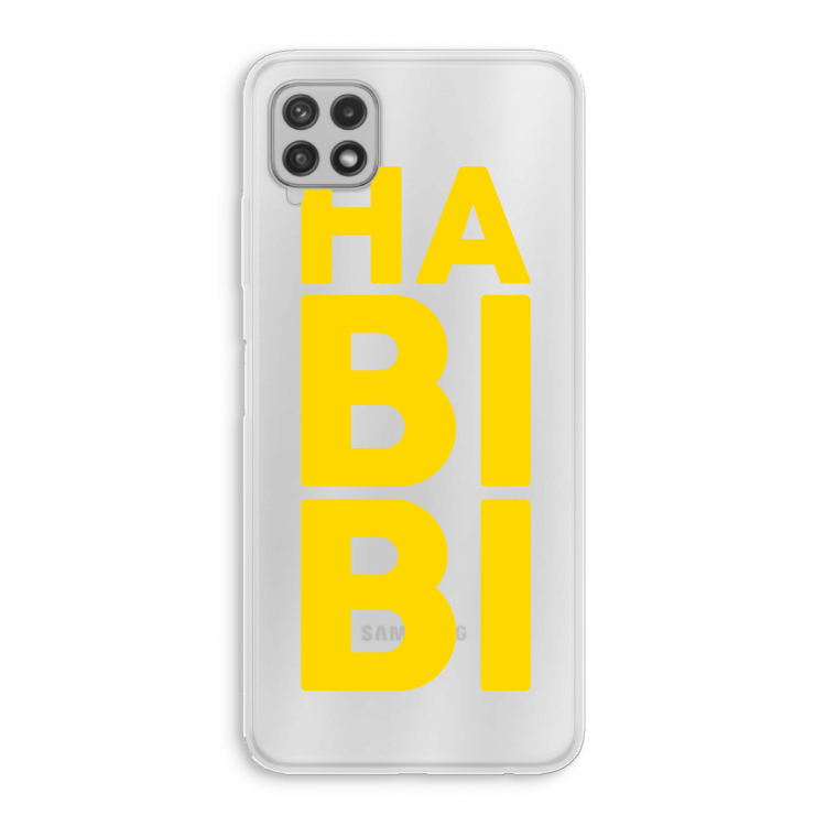 Habibi Majorelle : Samsung Galaxy A22 4G Transparant Hoesje