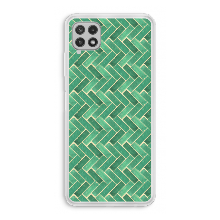 Moroccan tiles 2: Samsung Galaxy A22 4G Transparant Hoesje