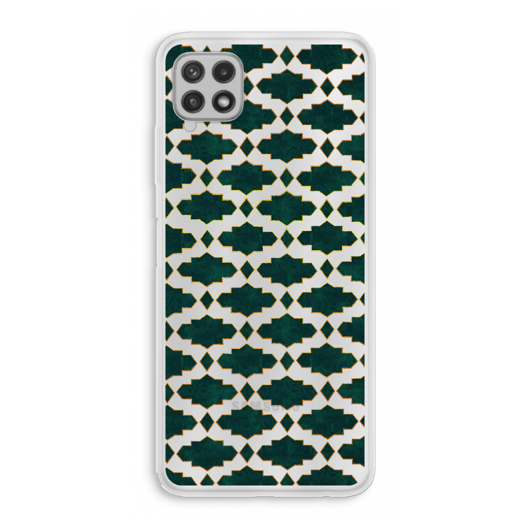 Moroccan tiles: Samsung Galaxy A22 4G Transparant Hoesje