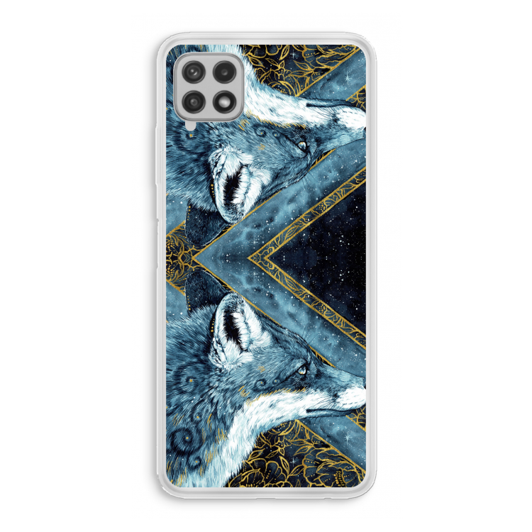 Golden Fox: Samsung Galaxy A22 4G Transparant Hoesje