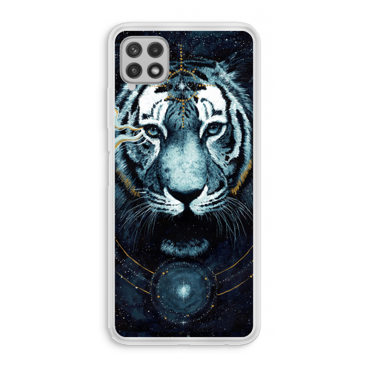 Darkness Tiger: Samsung Galaxy A22 4G Transparant Hoesje