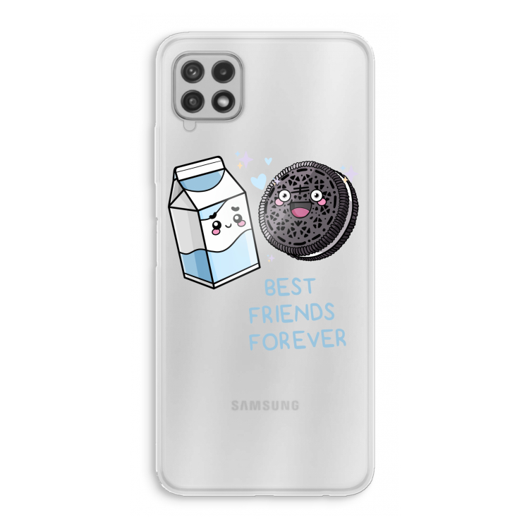 Best Friend Forever: Samsung Galaxy A22 4G Transparant Hoesje
