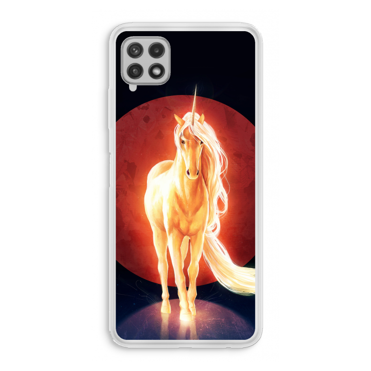 Last Unicorn: Samsung Galaxy A22 4G Transparant Hoesje