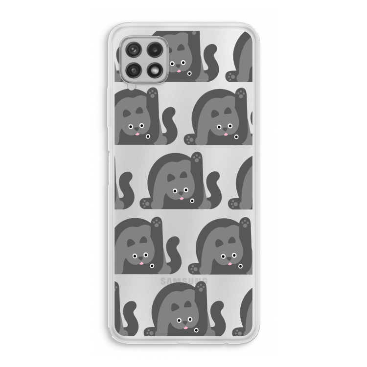 Cats: Samsung Galaxy A22 4G Transparant Hoesje