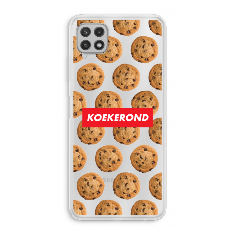 Koekerond: Samsung Galaxy A22 4G Transparant Hoesje