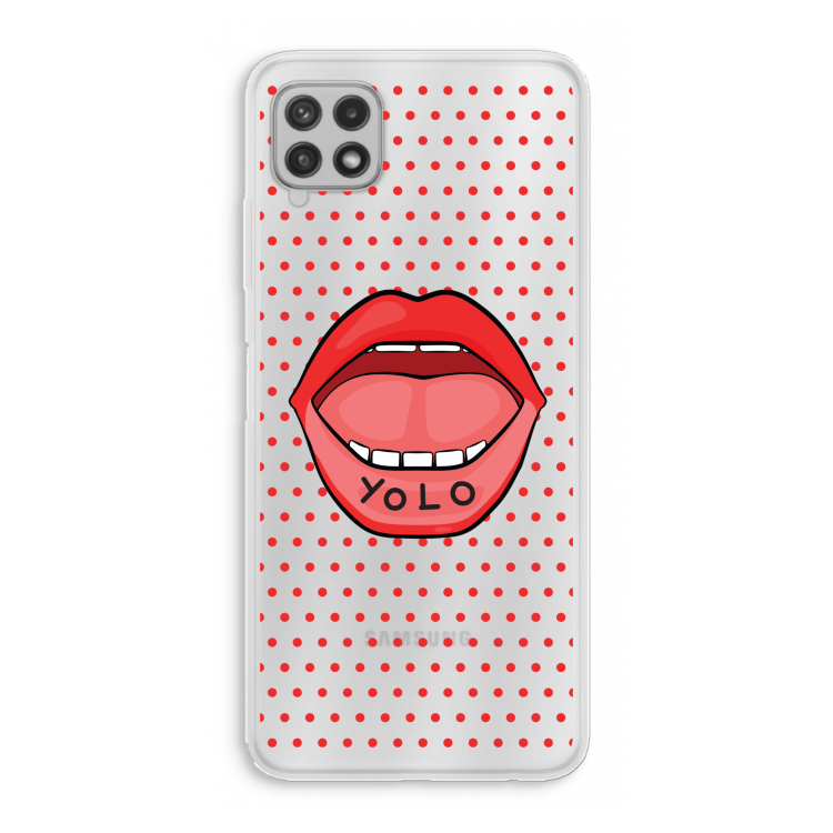 Yolo Denise: Samsung Galaxy A22 4G Transparant Hoesje