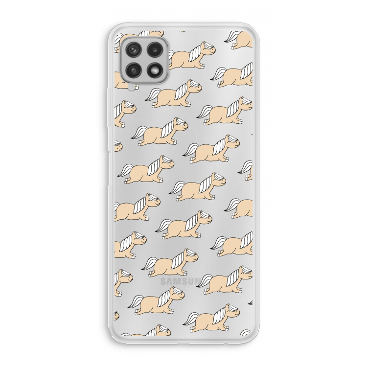 Ponys: Samsung Galaxy A22 4G Transparant Hoesje