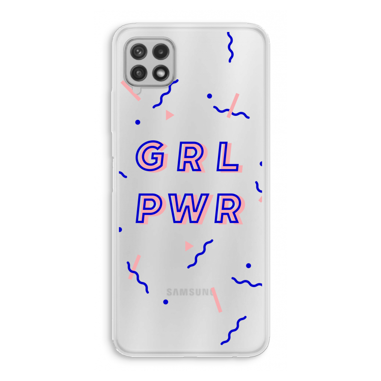 GRL PWR: Samsung Galaxy A22 4G Transparant Hoesje