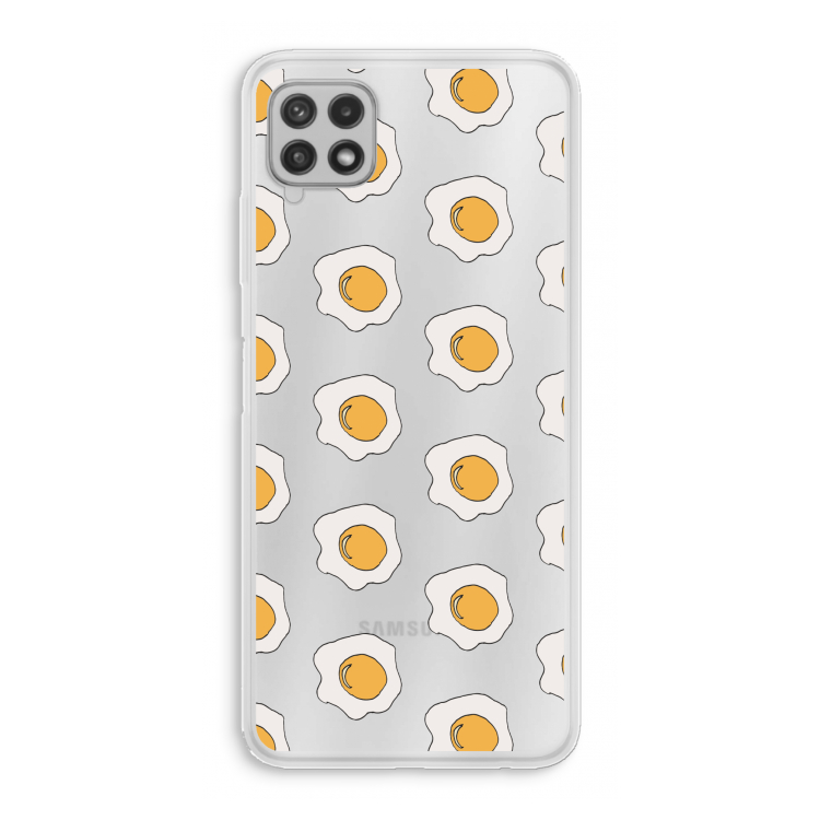 Bacon to my eggs #1: Samsung Galaxy A22 4G Transparant Hoesje