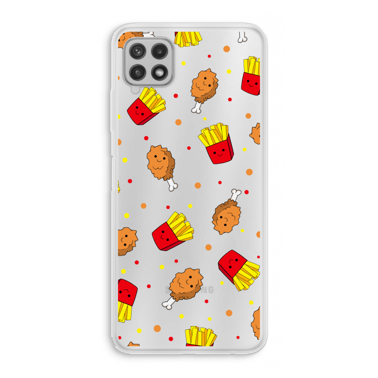 Chicken 'n Fries: Samsung Galaxy A22 4G Transparant Hoesje