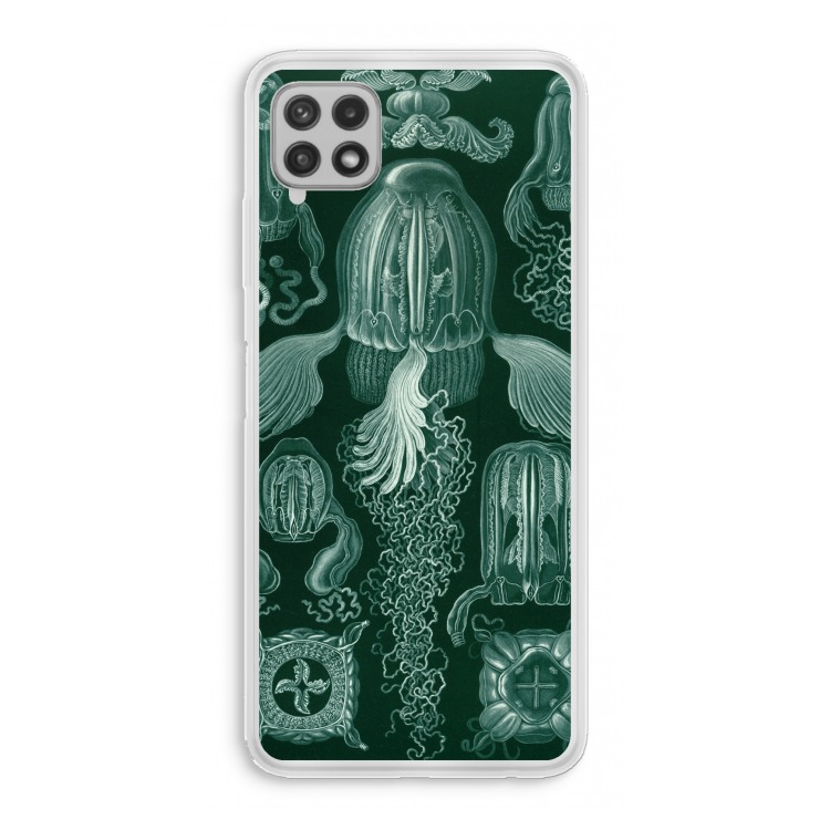 Haeckel Cubomedusae: Samsung Galaxy A22 4G Transparant Hoesje