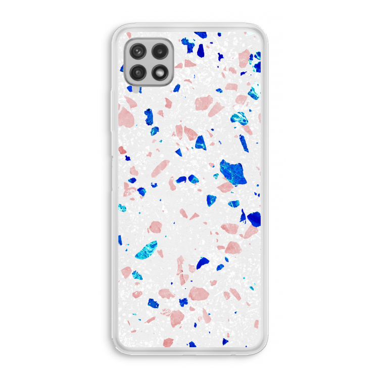 Terrazzo N°6: Samsung Galaxy A22 4G Transparant Hoesje