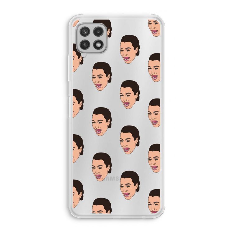 Ugly Cry Call: Samsung Galaxy A22 4G Transparant Hoesje
