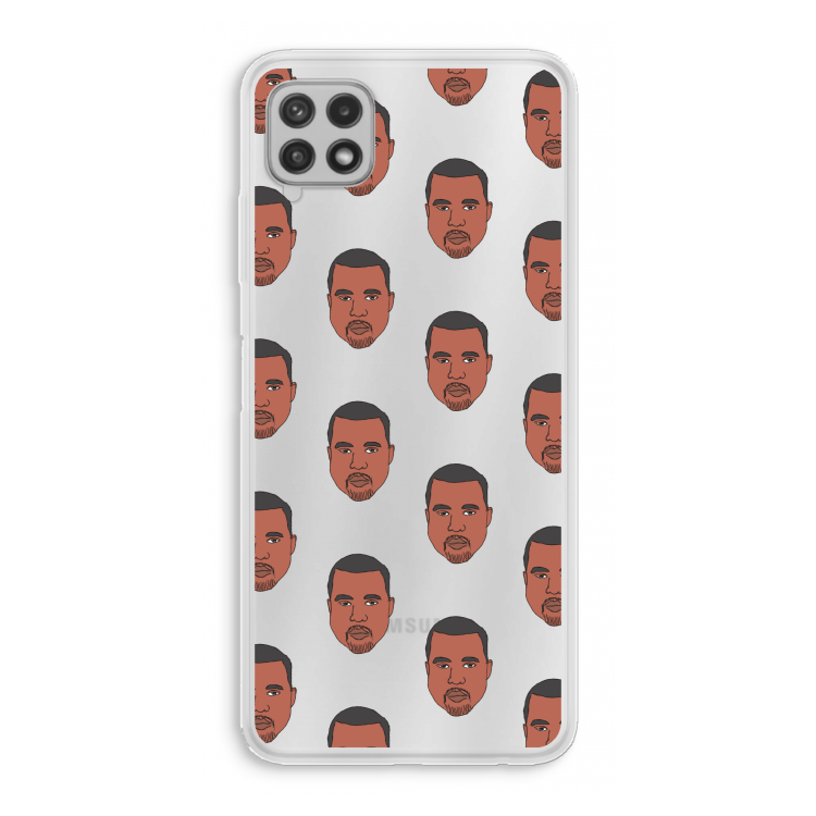 Kanye Call Me?: Samsung Galaxy A22 4G Transparant Hoesje