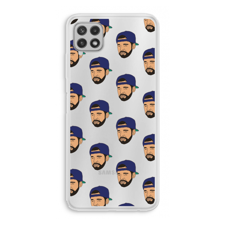 Drake Away: Samsung Galaxy A22 4G Transparant Hoesje