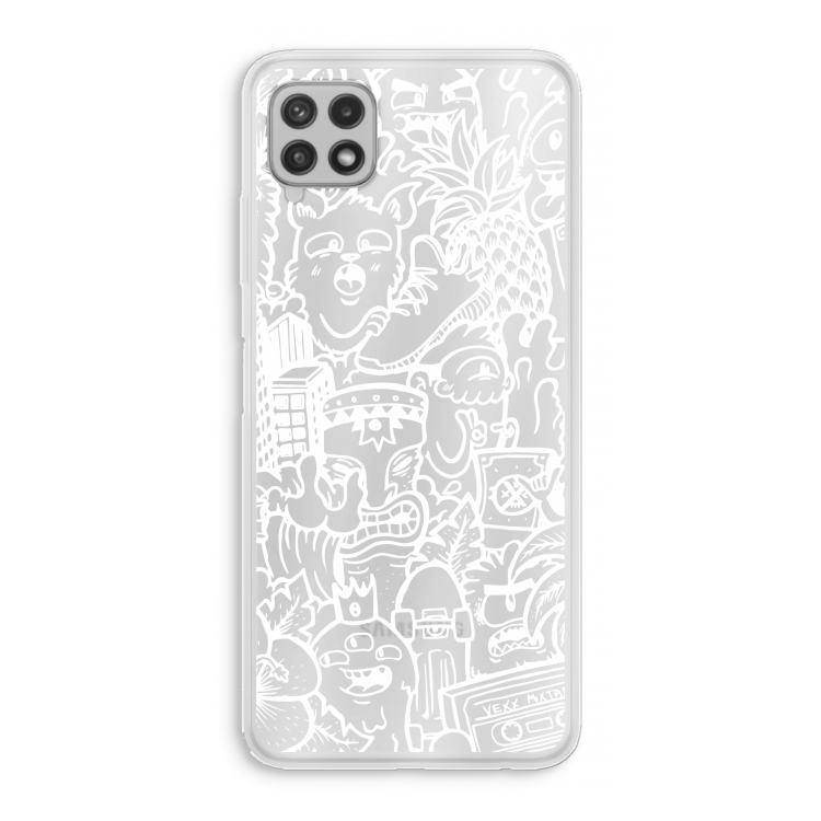 Vexx Mixtape #2: Samsung Galaxy A22 4G Transparant Hoesje
