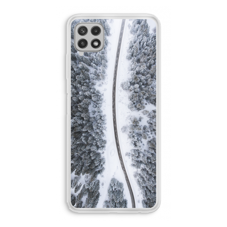 Snøfall: Samsung Galaxy A22 4G Transparant Hoesje