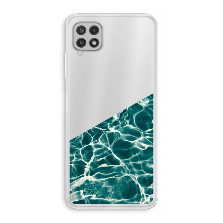 Weerkaatsing water: Samsung Galaxy A22 4G Transparant Hoesje